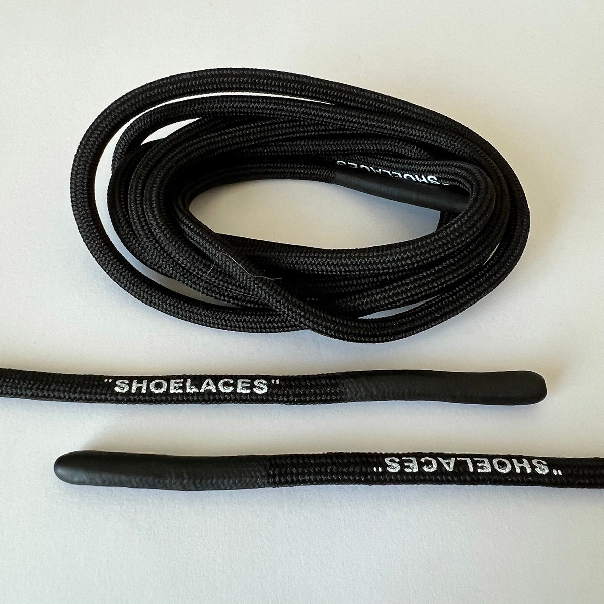 Custom Made Rope Overlaces Lot 50 Shoes With Rubber Tips Shoelaces