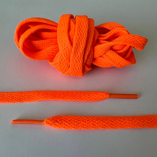 Neon Orange Shoe Laces