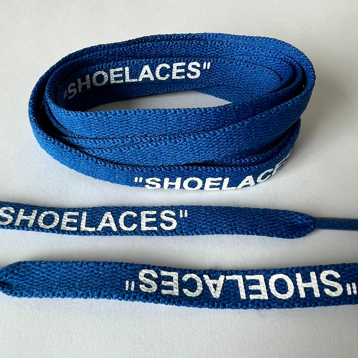 Blue off hot sale white shoelaces